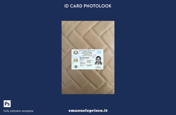 stile verificato Carta d'identità della Somalia presente modello frontale photol